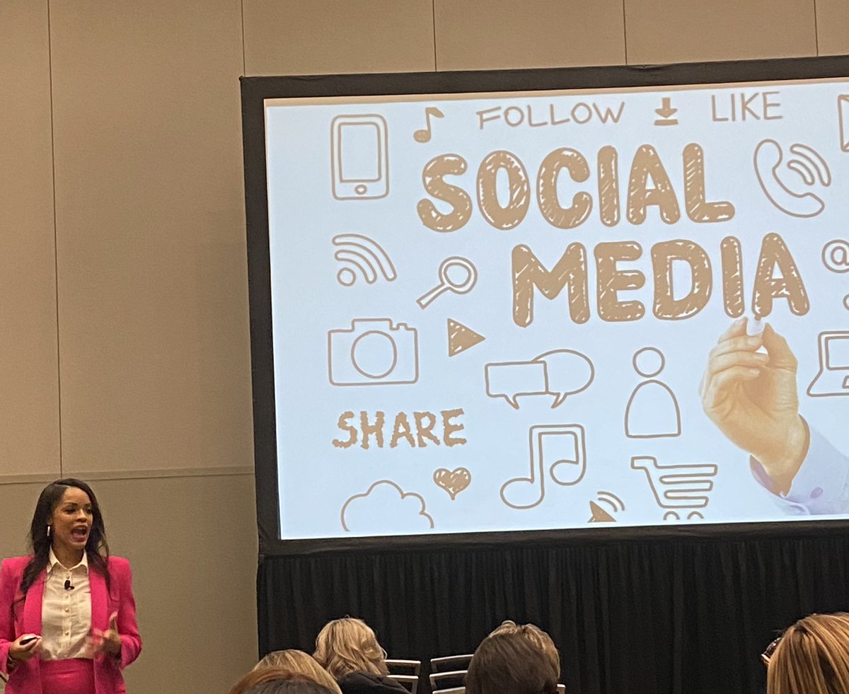 “Control your narrative, put the work out there.” Connect and use social media for inspiration! @sherese_nix #TASA2023 #transcendental