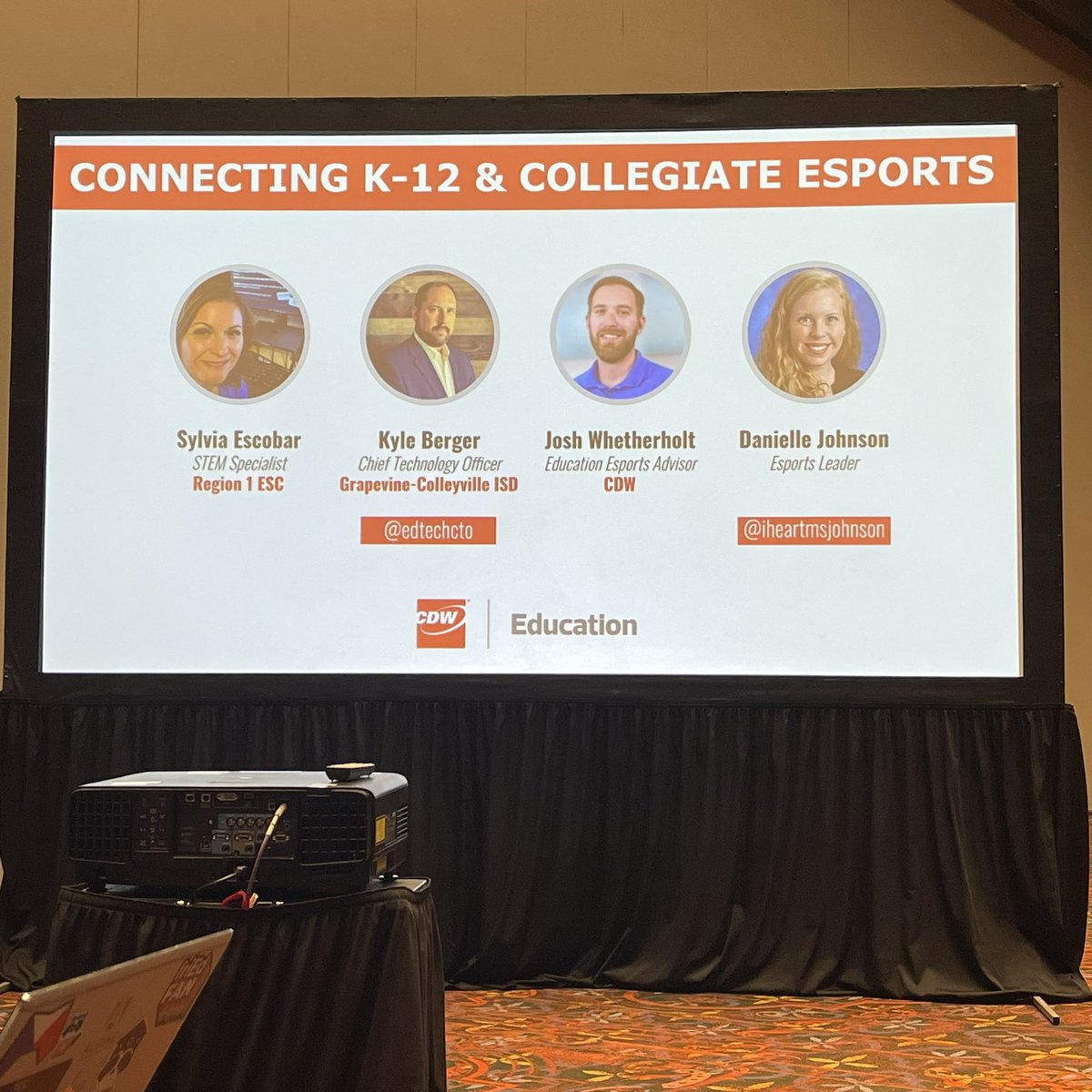 Region One ESC’s very own STEM Specialist Sylvia Escobar being part of the esports discussion on Connecting K-12 &amp; Collegiate eSports panel at #TCEA23 <a href="/hngrstrike/">Sylvia Escobar</a> @KarlaLara98 <a href="/ESC1_STEM/">ESC1STEM</a> <a href="/RegionOneESC/">Region One ESC</a> <a href="/ESC1_LRI/">Region One InsTech</a>