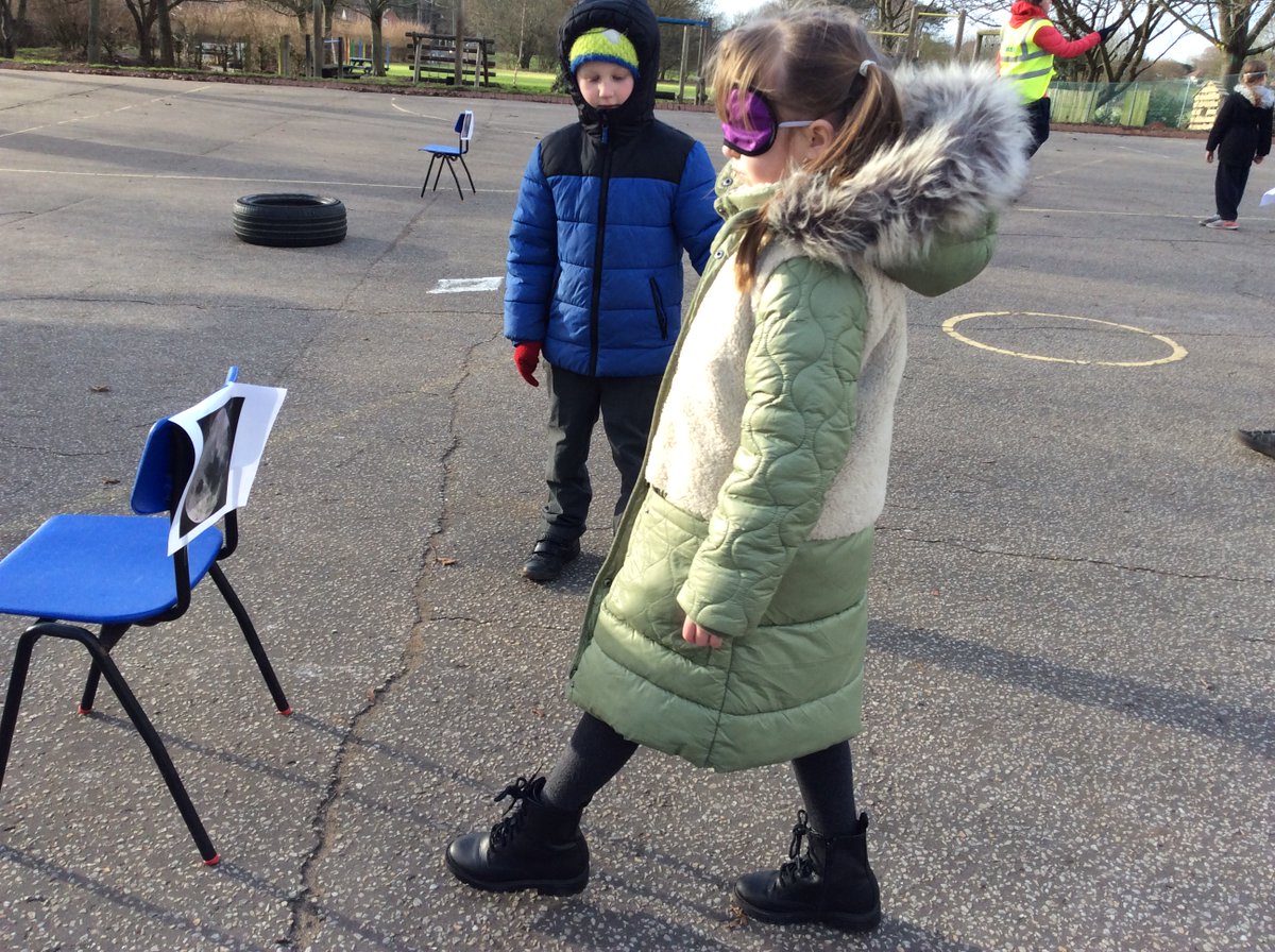 NectonY2's tweet image. Maple class tested their navigating skills today, as part of our enquiry lessons about explorers.We directed our team members safely across the school grounds to the moon!🚀🌕We compared this journey with explorers of the past. #neilarmstrong #nectonlovesexploring @NectonPrimary