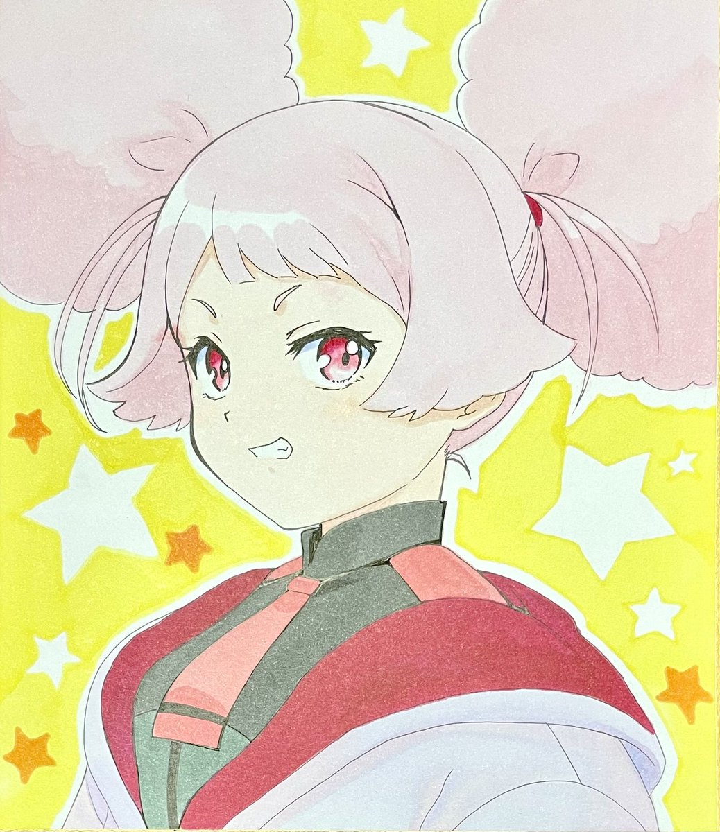 #今月描いた絵を晒そう
アナログ31枚中4枚セレクト!
しろはとチュチュ先輩とロールちゃんと名雪です。 