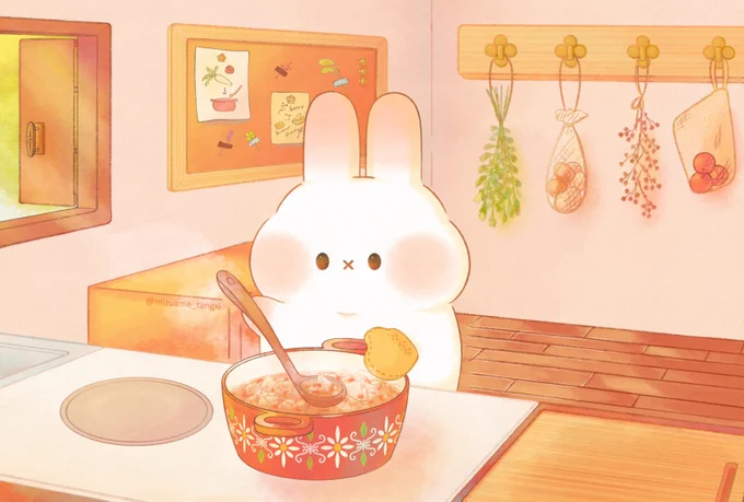 1月のぷみ (○・×・○)#ぷみうさぎ#すぴょんず #イラスト 