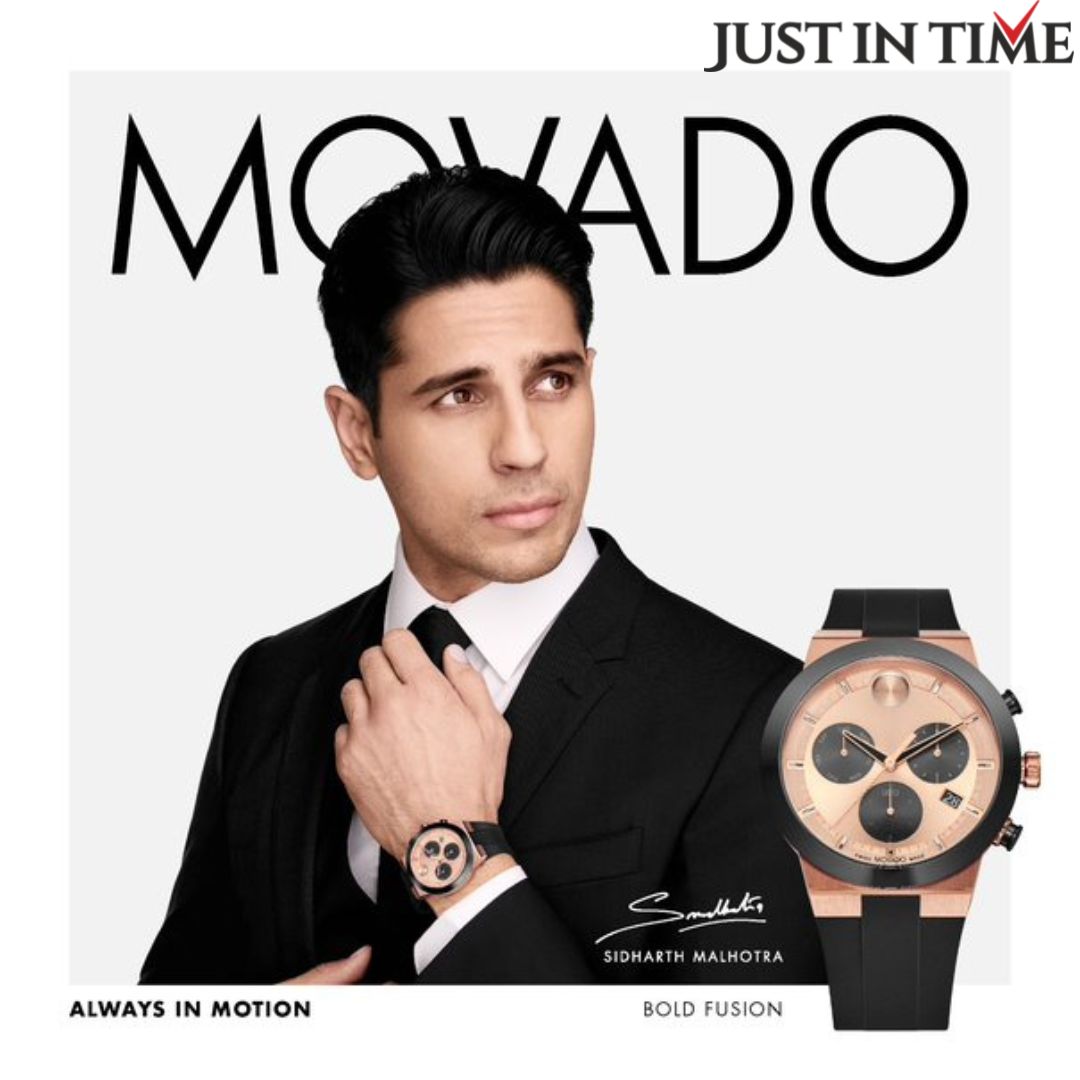 justintimewatch's tweet photo. Here's to the New Beginnings Siddharth Malhotra exemplifies timeless elegance in the #MovadoMuseum
.
.
.
#JustInTime #JustInTimeWatches #SiddharthMalhotra #AlwaysInMotionWithMovado #Movado #MovadoIndia #MovadoBold #MovadoWatch #MovadoWatches #MovadoClassic #Watches #LuxuryWatches https://t.co/QBhtAGtBZS