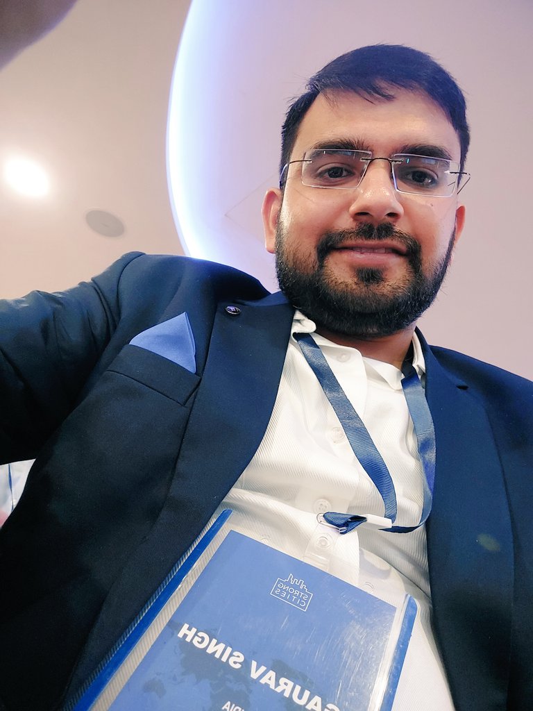 IacGaurav's tweet photo. Here in Dubai representing the dynamically developing National Capital,Delhi.
Brainstorming,sharing experiences &amp; ideas to identify training &amp; other capacity-building needs for resilient cities at the “Smart Cities South Asia Regional Hub” organised by @Strong_Cities Network(SCN) https://t.co/w0SKuQH5Y7