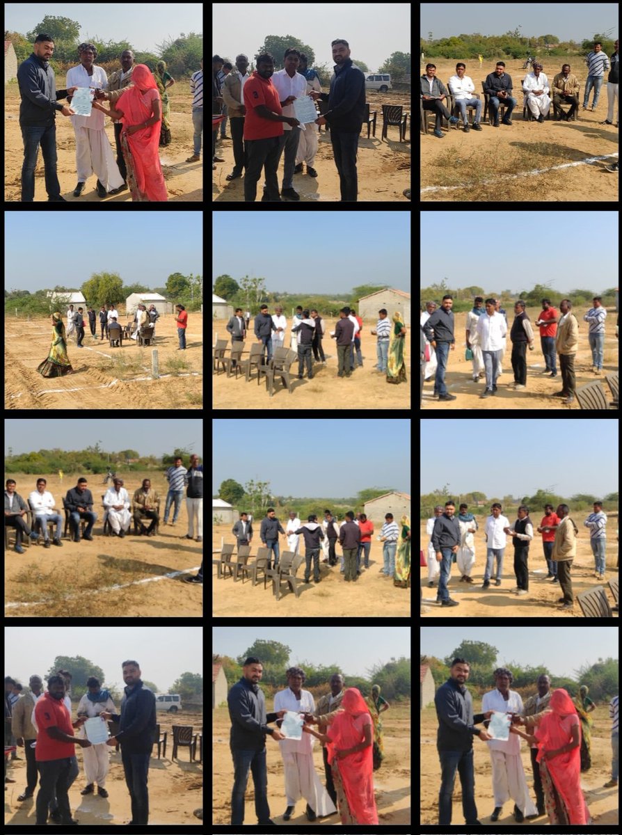 Milind_dave09's tweet photo. દિયોદર તાલ��કાના મકડાલા ગામે માનનીય @DdoBanaskantha સાહેબની સૂચના મુજબ મફત પ્લોટના લાભાર્થીઓને સ્થળ પર માપણી કરીને કબ્જા હક સોંપવામાં આવ્યા.@GujPRHDept @InfoGujarat @CollectorBK https://t.co/crXYJ8vIU6