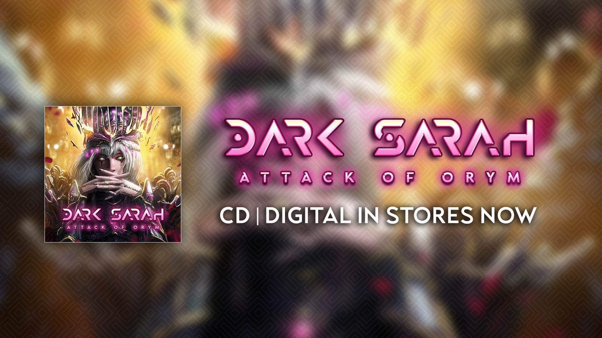 DarkSarahHQ's tweet photo. Have you listened to our new album ”Attack Of Orym” yet? 😊 Which track is your favorite?💗 OUT NOW -Available digitally on all platforms!!
#attackoforym #darksarah #OUTNOW https://t.co/4SBAVpRWLd