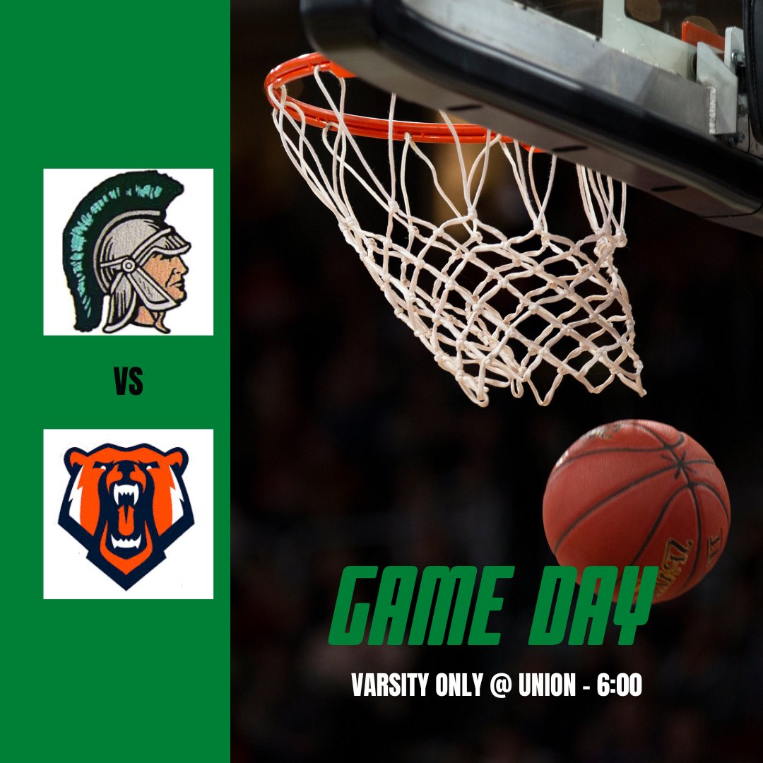 Game day @ Union!! Varsity only beginning at 6:00!