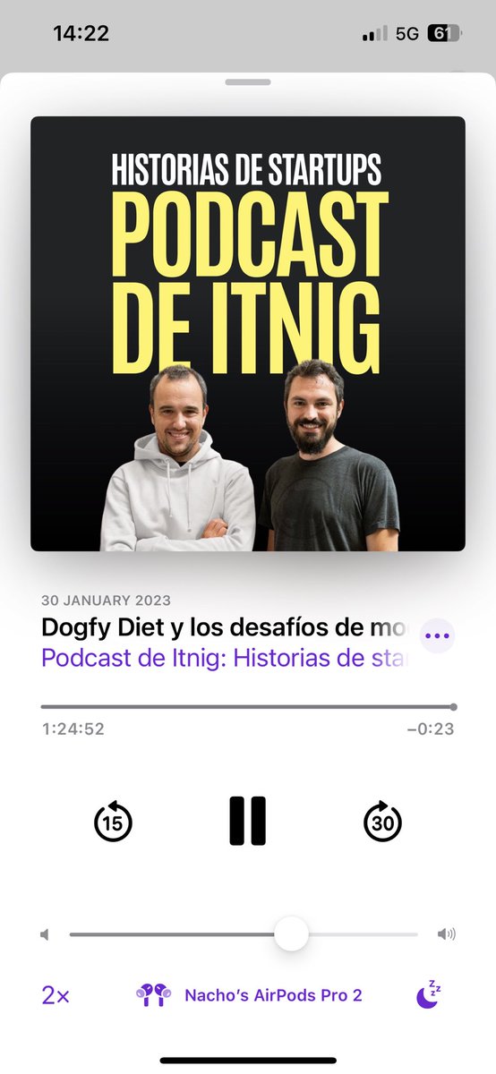 🎧@bernatfarrero& @jordiromero
@itnig c/Sergi&Gonzalo(@dogfy_diet) sobre:producción,logística&financiación para revolucionar mercado comida perros.Dogfy es una marca vertical nativa digital (2019) con>€11MM facturado ‘22.Operaciones&dinámica de inversión de 1 player industrial🔝