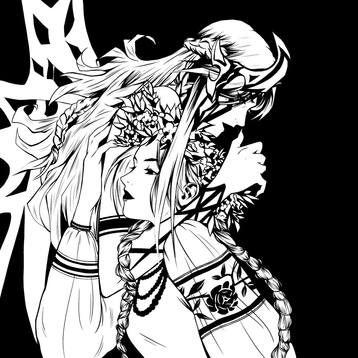 [1/3] The war in Ukraine greatly slowed down the process of developing the collection. 
A lot of things have changed in the crypto community over the past year. 
While our developer remained in the frontline city, our artist - <a href="/Sarpina18/">Sarpina</a> , continued to work and create pieces 🔥