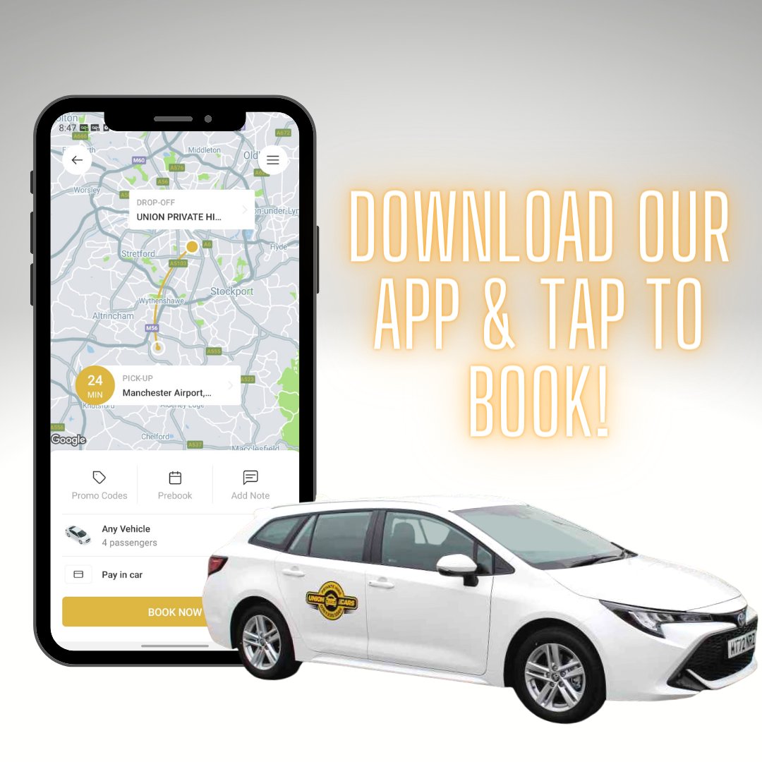 Download - Tap - Go! 🤳🚖

linktr.ee/unioncars 🧡💛

#unioncars #taxi #rusholme #taxidriver #supportlocal #Manchester #taxiservice #taxiservices #taxilife #viptaxi #taxidrive #mcr #lovemcr #ılovemcr #supportlocalbuisnesses #manchesterlife #Manchestertaxi #manchesterairport