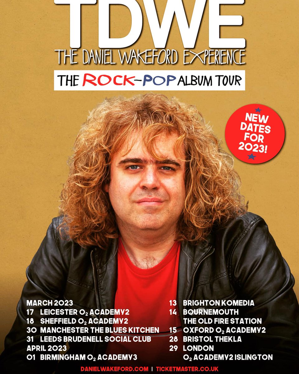 We are delighted to be supporting the brilliant Daniel Wakeford on his Spring UK Tour &amp; really looking forward to playing top venues around the UK this March &amp; April ahead of our performance at <a href="/thegreatescape/">The Great Escape</a> in May.
All details &amp; ticket link here: 
wildhorse-rockband.com/shows