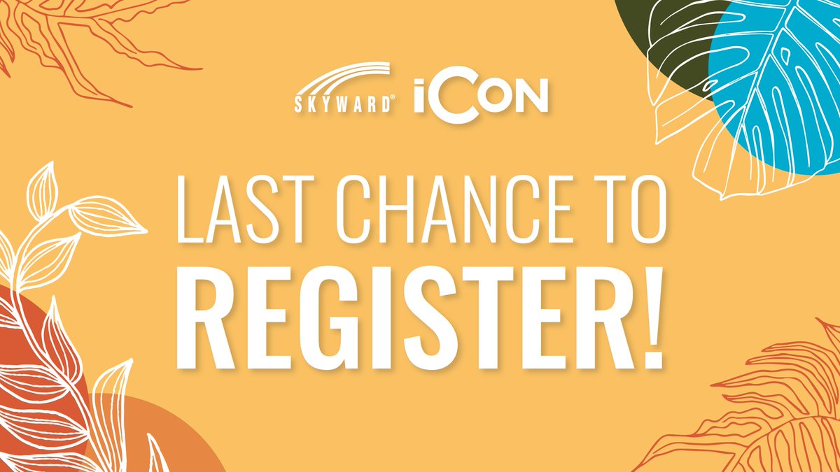 Run — don’t walk — to registration! 🏃🏃🏃

Today is the LAST DAY to register for #SkywardiCon2023! 

Head to web.cvent.com/event/3fc1c852… before 11:59pm!