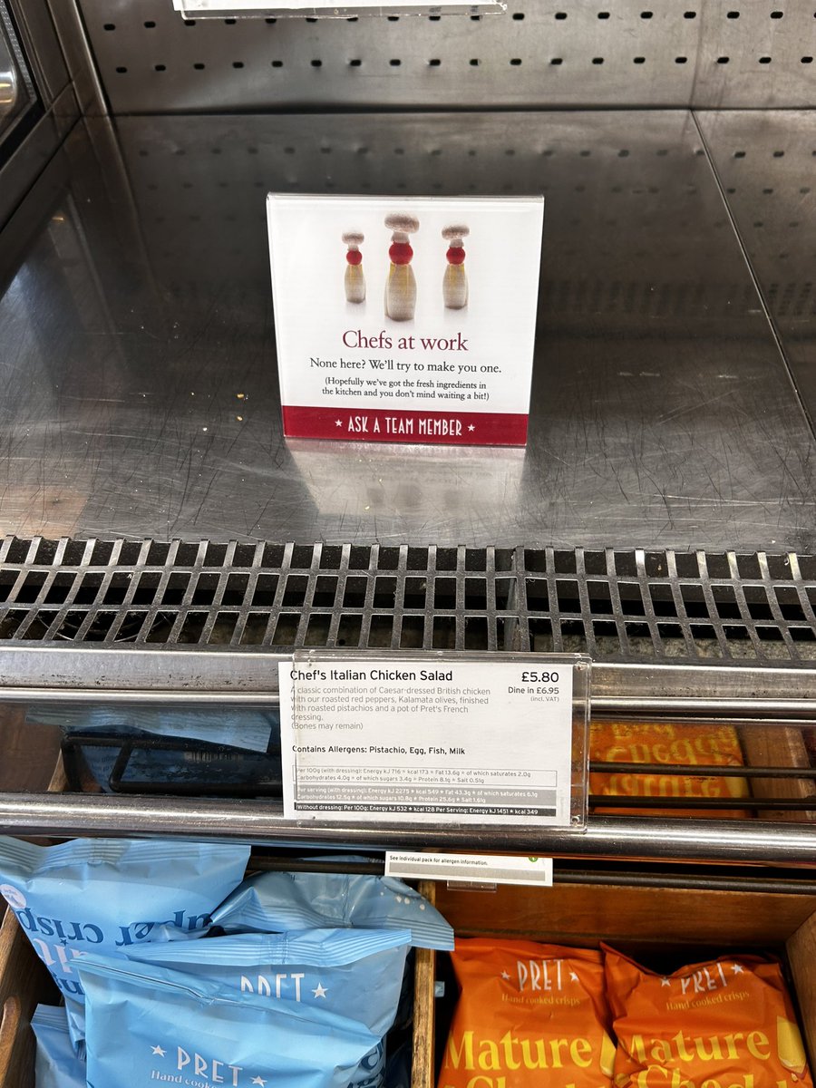 estellesmd's tweet photo. Do you enjoy false advertising? I don’t! So disappointed! @Pret why advertise you will make what is not available? To my request I received a very blunt NO. Suggest you remove your signs! https://t.co/QWjVW94CNn