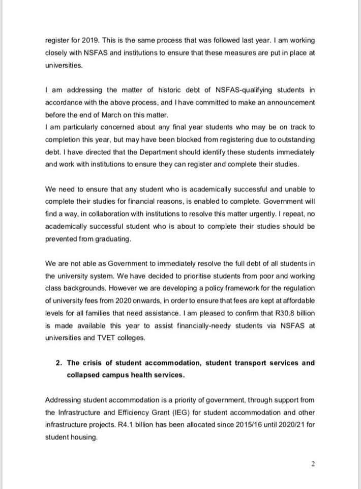 buti_omdala's tweet photo. There was an agreement in 2019 &amp; a directive issued by #DHET that no institution of higher learning should withhold your #AcademicRecord due to finances

I don’t know what needs to be done for this to be enforced, but dear students do with this info what you must 

See point 7👇 https://t.co/HpphtQR21X
