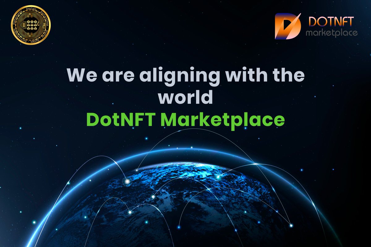 Buy &amp; Sell your #NFT at the largest and most accessible #marketplace for #Crypto Space. Get a view of thousands of listed #NFTs of various artists – Witness the exclusive #collection in &amp; around the world🌎.

📣 #Launchingsoon – #DotNFT Marketplace