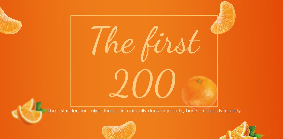 MandarinDeFi's tweet photo. 🧡200 FOLLOWERS IN 1 DAY!🧡

🙏Let's talk about our true uniqueness!

🍊The $MDN token gives rewards to holders + automatically adds liquidity and burns tokens, and another 1% of the tax is allocated for buybacks!

#Arbitrum #ArbitrumAirdrop #DeFi #Gems https://t.co/CzpQJMrCj1