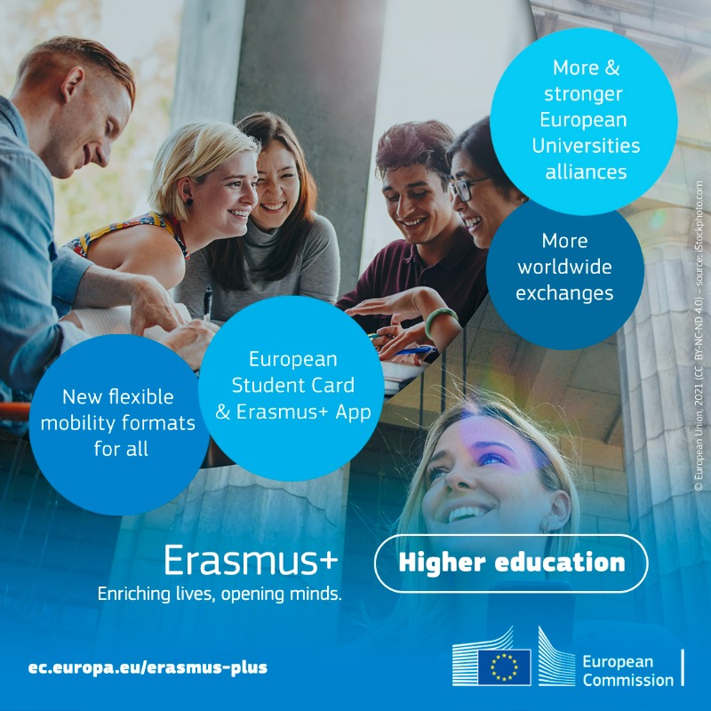 EUErasmusPlus's tweet photo. 📣 Calling all professors, academic staff and education professionals at European and global levels!

The #ErasmusPlus programme was also made to challenge you.

Discover how you can teach, train, share knowledge and develop your skills abroad.