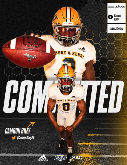 Camron Riley (@camronriley25) on Twitter photo Blessed to say that i’m 110% Commited to @EHCFootball !
<a href="/Brown3y3dDelta/">Alicia Riley</a>
<a href="/CoachWalters_/">Mitchell Walters</a>
<a href="/Coach_Ro1B1/">Tynan Rolander</a>
<a href="/CoachKPinVA/">Keith Parks ΦΒΣ</a>
<a href="/gpannoni/">Gerry Pannoni</a>
<a href="/CoachNCopas/">Nick Copas</a>
<a href="/CoachP_eterson/">Coach P 🍎🏈📚🎓CoachesHelpingCoaches</a>
#AGTG God is good! Blessed to say that i’m 110% Commited to @EHCFootball !
<a href="/Brown3y3dDelta/">Alicia Riley</a>
<a href="/CoachWalters_/">Mitchell Walters</a>
<a href="/Coach_Ro1B1/">Tynan Rolander</a>
<a href="/CoachKPinVA/">Keith Parks ΦΒΣ</a>
<a href="/gpannoni/">Gerry Pannoni</a>
<a href="/CoachNCopas/">Nick Copas</a>
<a href="/CoachP_eterson/">Coach P 🍎🏈📚🎓CoachesHelpingCoaches</a>
#AGTG God is good!