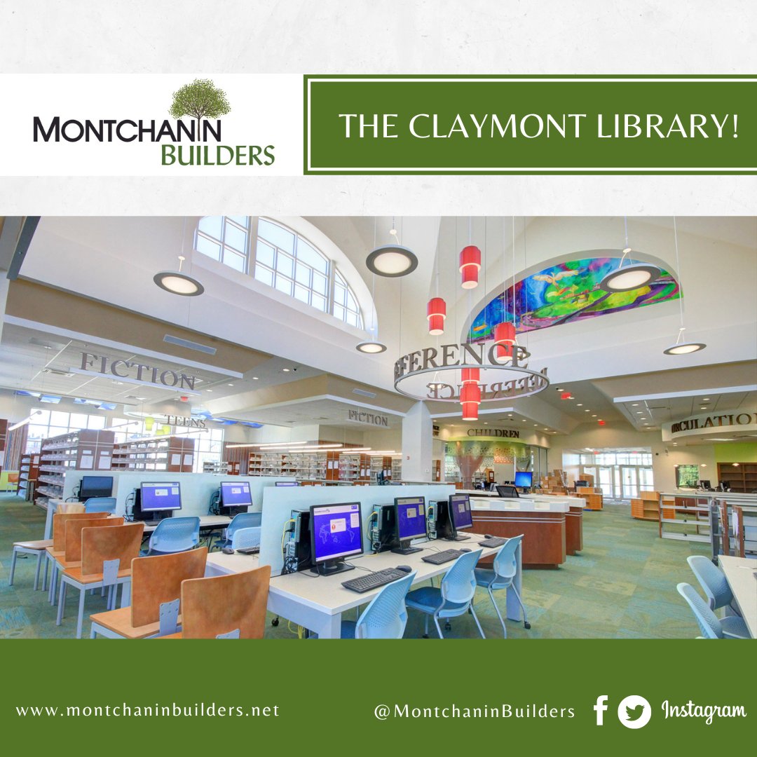 MontchaninHomes's tweet photo. Get to know your community! The state-of-the-art @LibraryClaymont can help. 
Located in the Darley Green community in Claymont, DE, the Library offers cool events every week. 
 
Check out their website to learn more: https://t.co/Hb7wOVYsg7
 
#ClaymontLibrary #DarleyGreen https://t.co/wq5PGENETG