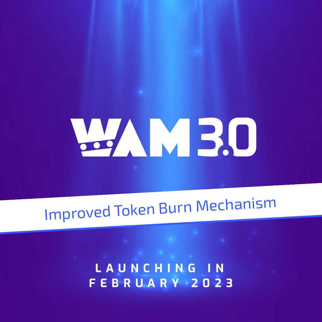 playWAM's tweet photo. WAM to WAM 3.0: The Power of Token Burn

🧬To ensure the long-term value and stability of the ecosystem, #WAM is pushing the boundaries of making the $WAM token deflationary. https://t.co/icfKnpBrEP