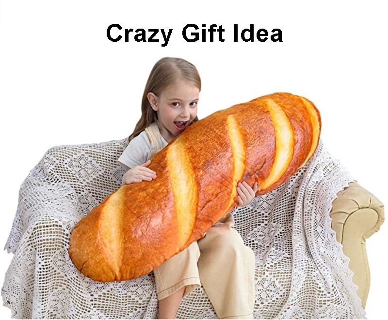 Doesn't everyone want a bread pillow? You may not have not realized what a great gift idea this is until now. Get one through oddgiftfinder.com/bread-pillow (#giftIdea, #pillow, #childsGift, #present, #crazyGift, #sleepAccessories, #children, #gagGift, #largeGift, #birthdayPresent)