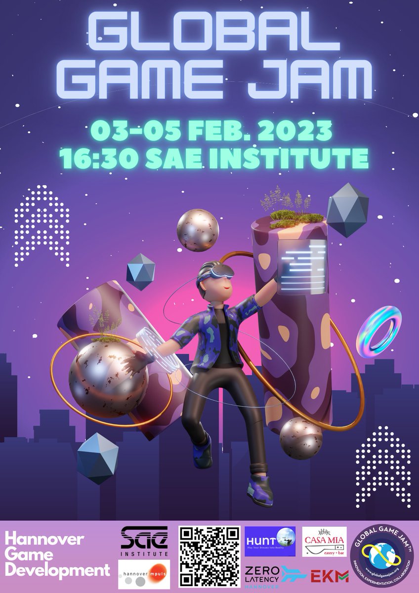 Bu hafta sonu Hannover'da Global Game Jam düzenliyoruz 🚀🎉 

Daha önce Global Game Jam'a katılan oldu mu? 

#globalgamejam #ggj 

@globalgamejam @zerolatencyVR @hannoverimpuls