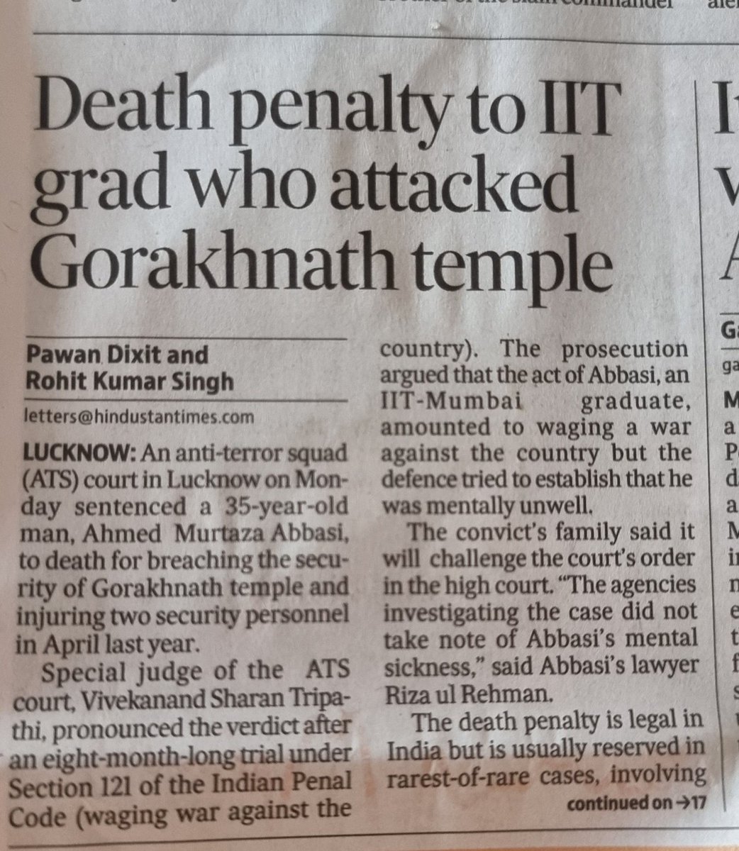 iamharunkhan's tweet photo. Indian Secular Judiciary's Justice👇

Pic- 1 Mentally ill Who injured 2 Temple Guards.

Pic- 2 Main Accused in Lakhimpur incident who Crushed 3 farmers &amp; 1 Journalist to Death with his Car/Thaar. https://t.co/ipDSFBd1Is