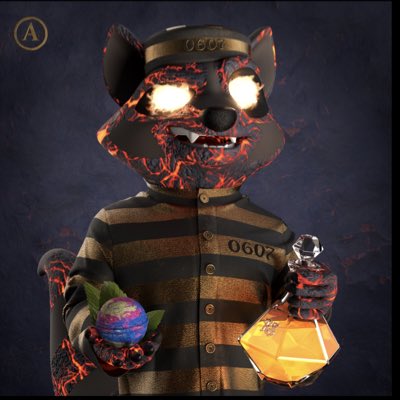this guy is burning inside with a desire to win battles. he was a prisoner until, with his bath bomb, he created a distraction and disappeared through the prison's pipes. pay attention, he is looking for blood.
<a href="/RaccoonSyndicat/">Raccoon Syndicate</a>