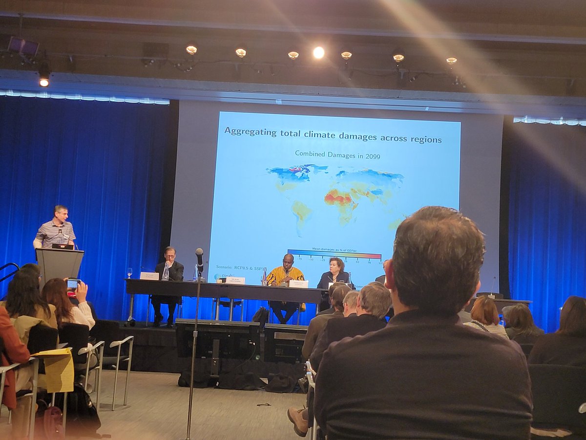 Learned a lot yesterday at the 7th <a href="/WorldBank/">World Bank</a>/<a href="/ElliottSchoolGW/">The Elliott School</a>/<a href="/The_IGC/">International Growth Centre</a> urbanization and poverty reduction research conference. Most striking is the overlap between poverty and where climate change will have the most damage. Our cities need to start mitigating and adapting now!