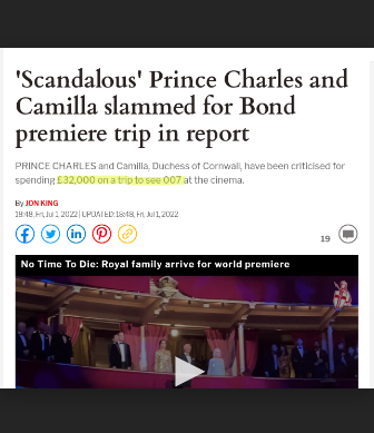 nomoremonarchs's tweet photo. Filing a tax return today? Here's a tip to pay less: be a Windsor! All Windsors have a special deal. They don't pay tax on income spent related to "duties" - and there's no definition of "duty"! So, eg, a Bond film counts. #taxfiddle #abuseofpower #NotMyKing #AbolishTheMonarchy https://t.co/6JQ3TabQTJ