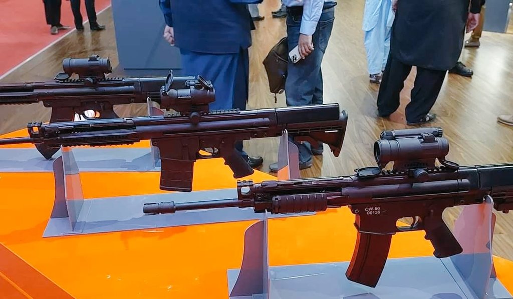 Defence_IDA's tweet image. POF Guns at #IDEAS2022.