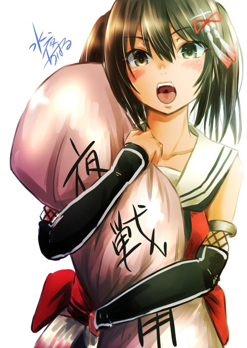 #艦これ版深夜の真剣お絵描き60分一本勝負
#艦これ版真剣お絵描き60分一本勝負_20230131

#川内「さあ、私と夜戦しよっ?」 