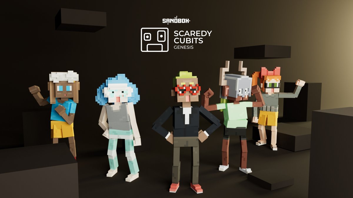 The brave @ScaredyCubits are stepping into The Sandbox! 🤩 Hold one? Bridge it now and explore the metaverse ➡️ sandbox.game/avatars