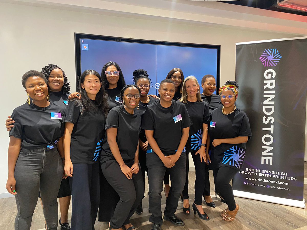 What a day spent celebrating these epic eleven, not over one event but two! We started with our launch event at the <a href="/RadissonBlu/">Radisson Blu</a> and moved into our Sales Workshop at <a href="/AbsaSouthAfrica/">Absa South Africa</a>

Here's to our incredible GrindstoneX cohort. Did someone say unicorn? 🦄

#tech #startup #launch