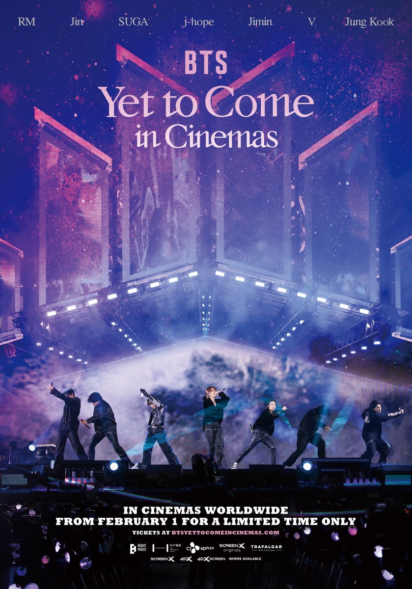 <BTS: Yet To Come in Cinemas> 개봉 기념 스페셜 포스터 공개💜 오늘부터 극장에서 만나요! 🎬CGV: cgv.kr/n5GNp98T 'Yet To Come in Cinemas' is screening worldwide from today💜 🔗Global: btsyettocomeincinemas.com #YetToComeInCinemas #옛투컴인시네마 #BTS #방탄소년단