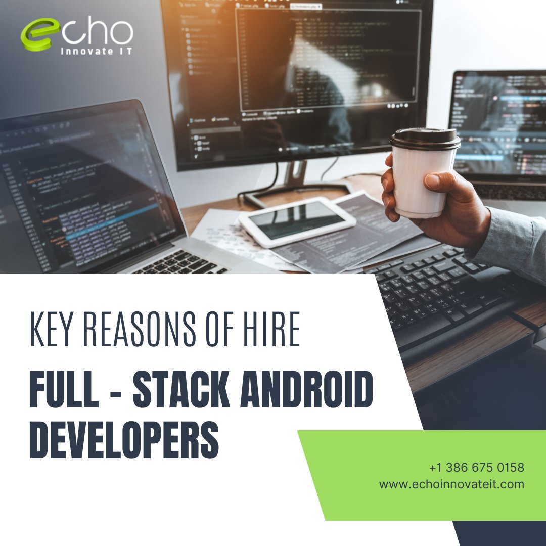 echoinnovateit's tweet image. Transform your app ideas into reality with our talented full-stack Android developers. Offering cutting-edge solutions for an enhanced user experience.
#Echoinnovateit #FullStackExpertise #AndroidDevelopment #mobileappdevelopmentcompany #appdevelopmentcompany