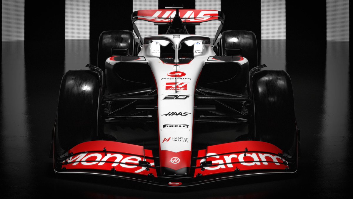 F1's tweet photo. Meet @HaasF1Team's VF23 livery for the 2023 season 🤩✨ 

#F1 https://t.co/r6LfIvXXp9