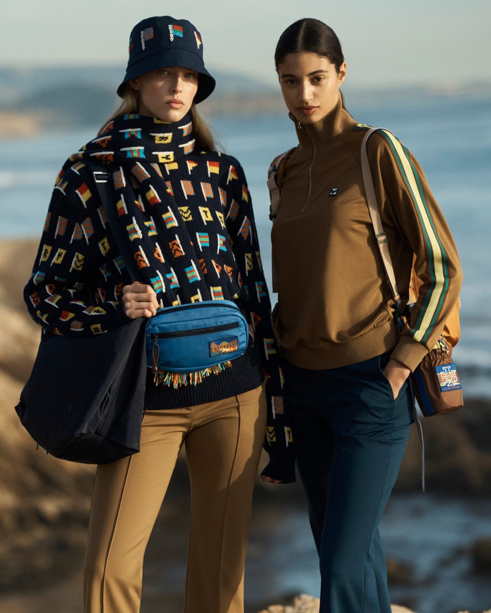 New arrivals from Spring/Summer 2023 Collection are here. Discover cool separates with a distinctively Seventies spirit. #TorySport