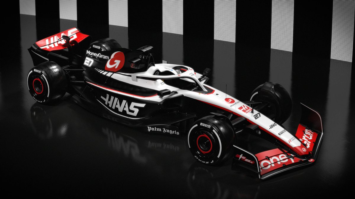 ¡Tenemos primer diseño de monoplaza para la temporada 2023 de Fórmula 1! 🤩

Haas acaba de lanzar el livery, que no el coche definitivo, que lucirá este año.

Destaca el nuevo patrocinador principal, MoneyGram, y el color negro gana protagonismo frente al blanco-rojo de 2022.