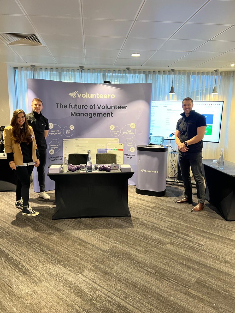 We're excited to have the <a href="/Volunteeroapp/">Volunteero</a> team with us at the Volunteer Management Conference today. If you're here, be sure to come and have a chat with them! #VolunteerManagementConf