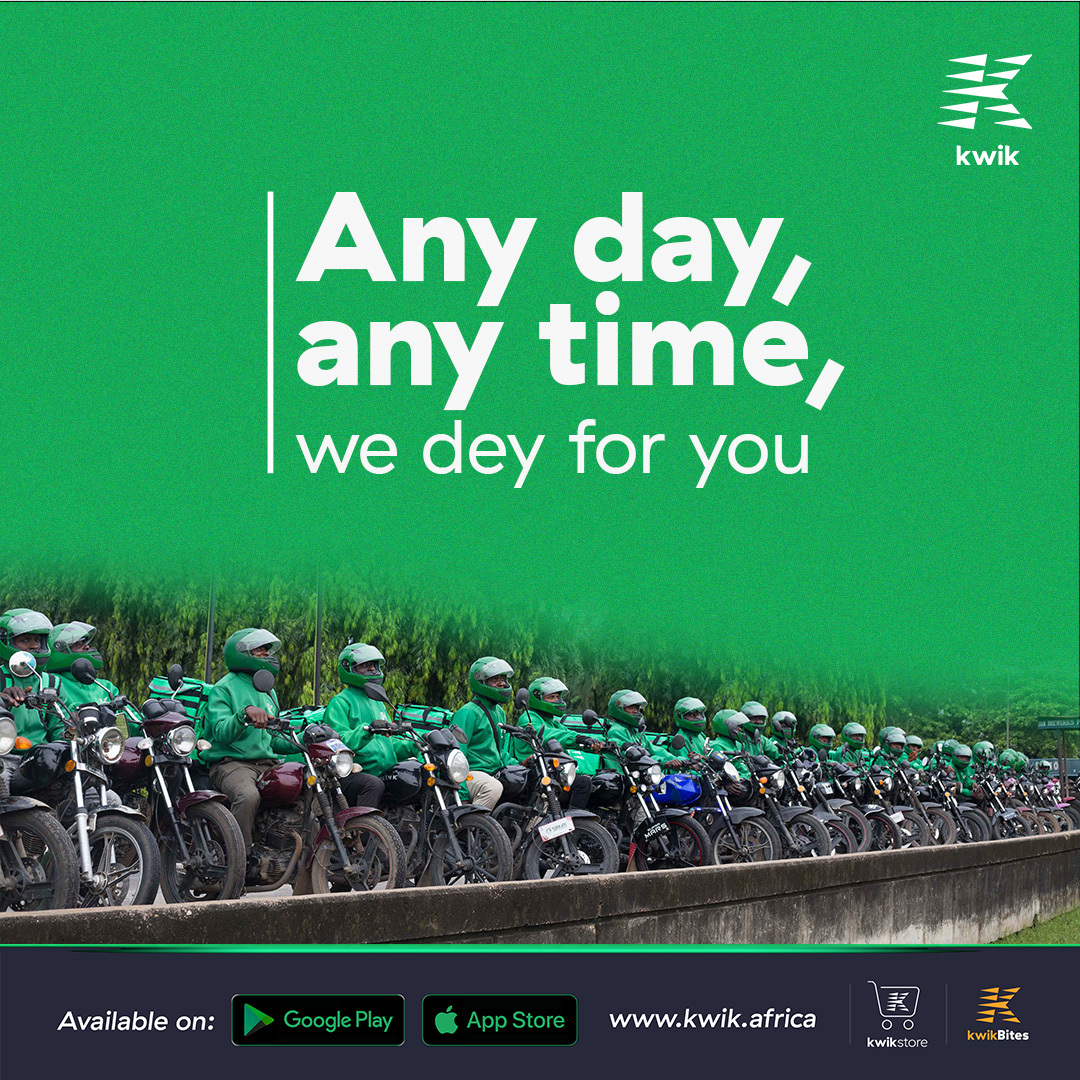 kwikafrica's tweet photo. Kwik is always there for you, do not hesitate to use Kwik for delivery and remember to schedule your orders.
#Kwik #KwikDelivery #Logistics #deliveryLagos #deliveryIbadan #deliveryAbuja #deliveryservice https://t.co/EWCNpH2hkO