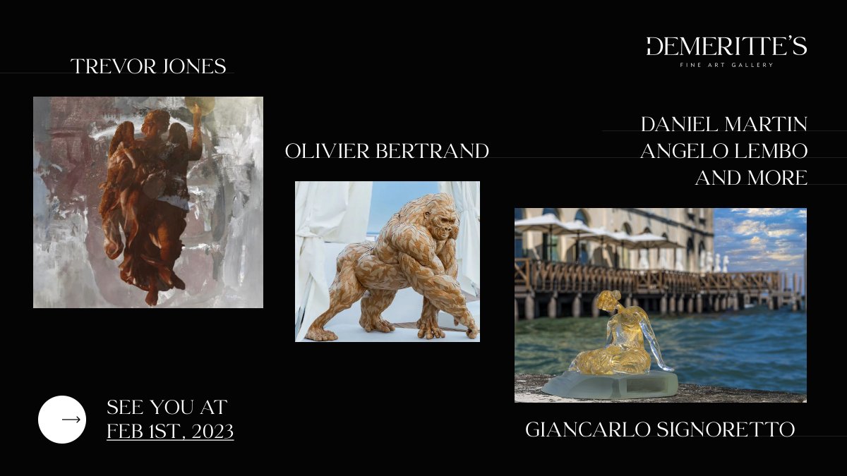 Demerittes_Art's tweet photo. 🖼️Demeritte's represents a diverse community of artists, such as Trevor Jones @trevorjonesart, Daniel Martin @danielmartinnl, CharlesAI @hodlfrance and many, many more!

🎨Look at their works or join as an artist on 👉https://t.co/qajfY6PF27

#art #NFT #Demerittes https://t.co/jJLC6PF7Lz