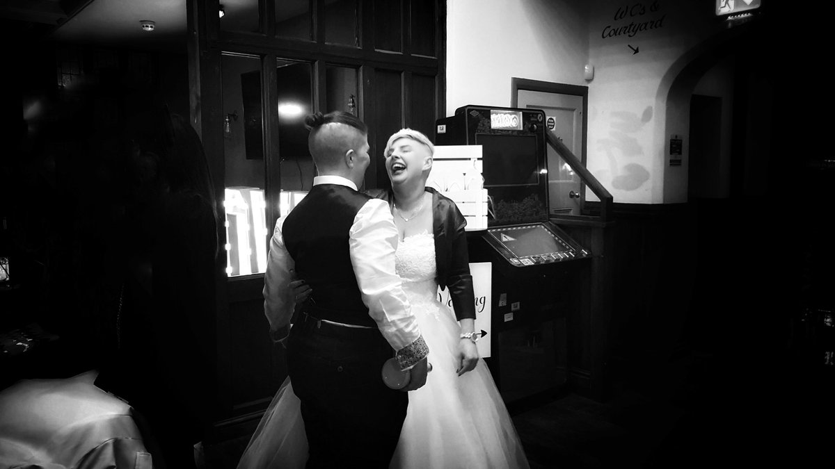 Had the pleasure of being Rachel and Sam's #celebrant for their #wedding on Saturday. I snapped this of them which shows their pure joy! #celebrantwedding #bridetobe #mrsandmrs 👰♥️💍