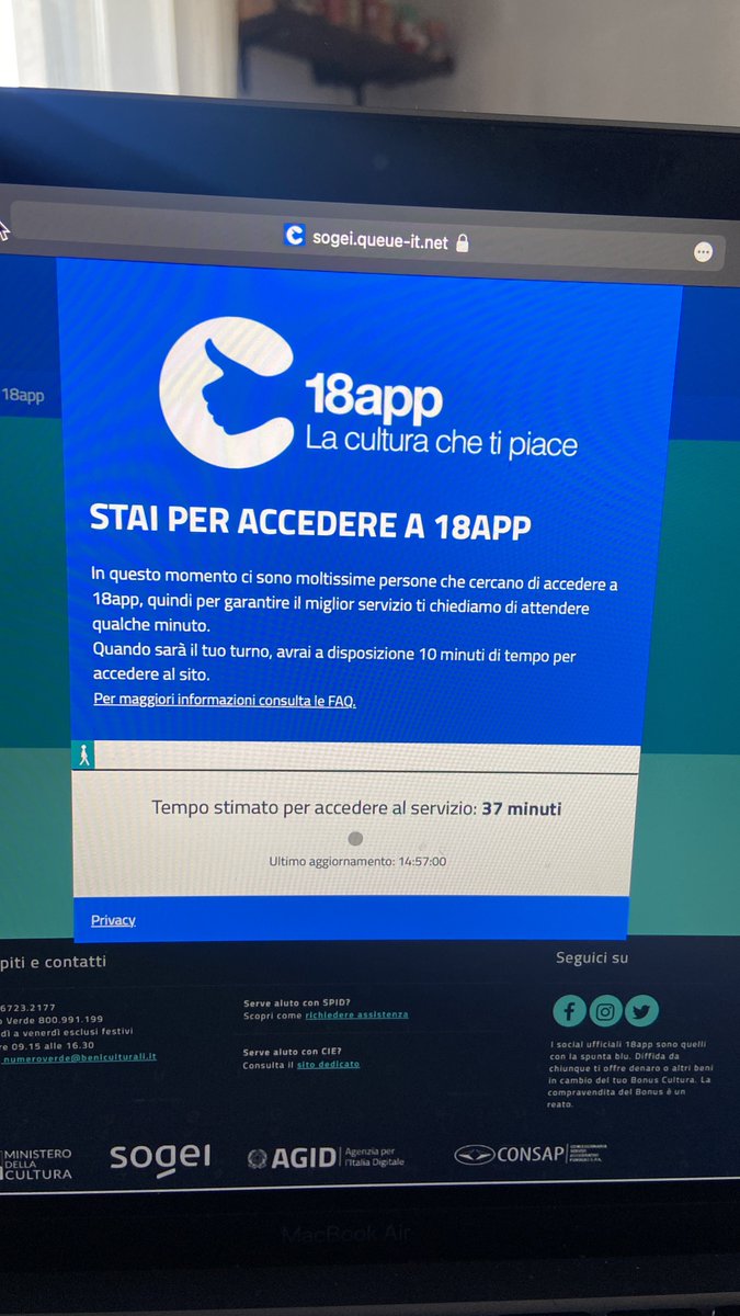 Sembra di star su ticketone #18app #bonuscultura