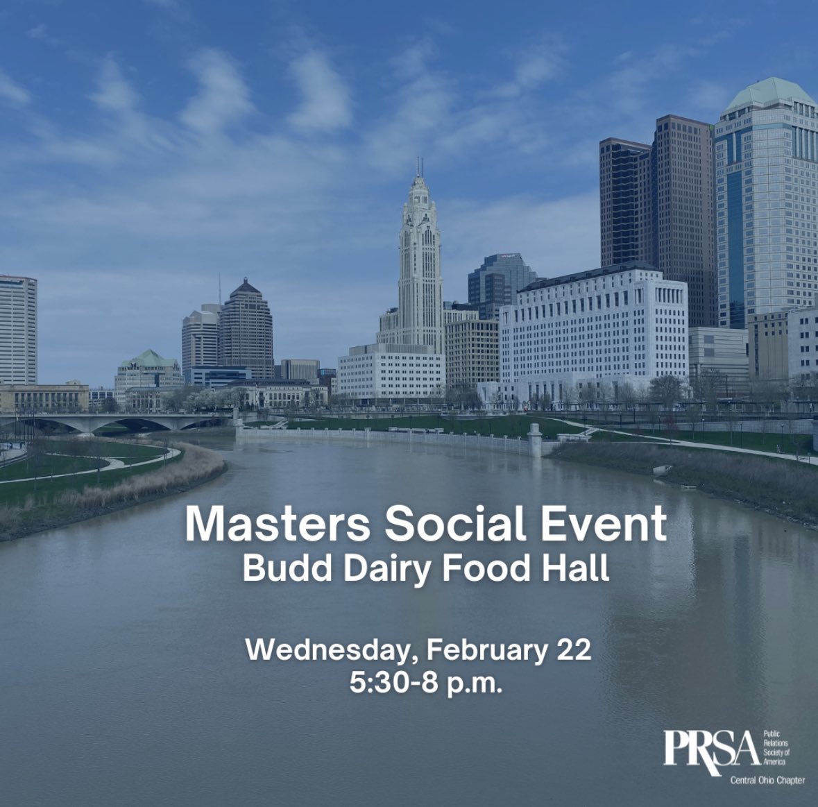 Calling all Masters! 🗣️ 

Join your fellow Master PRSActioners for a toast to the new year. ✨ 
 
Learn more about the event, being a Masters member and how to register below. Hope to see you there!
 
prsacentralohio.org/meetinginfo.ph…