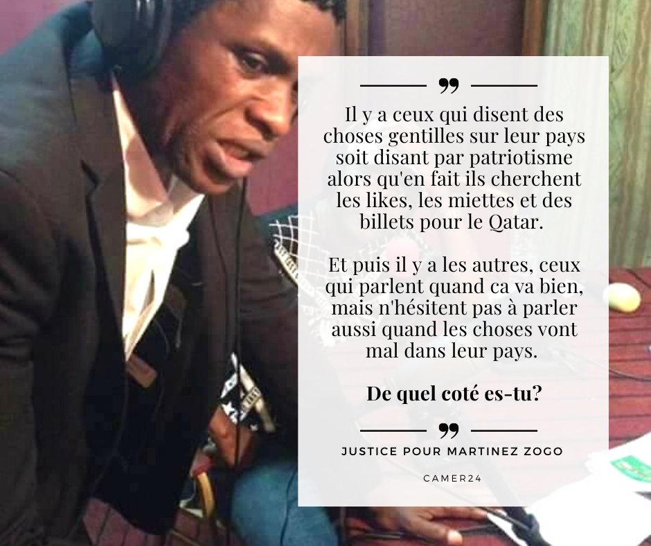 ASSASSINAT DE #MARTINEZZOGO : #PAULBIYA SE SAISI DE L'AFFAIRE

Des investigations sont déjà en cours, le chef de l'Etat demande l'ouverture d'une enquête et un compte-rendu dans les plus brefs délais. 

Cliquez pour en savoir plus ! 
#JusticeForZogo
bit.ly/3HJsWIE
