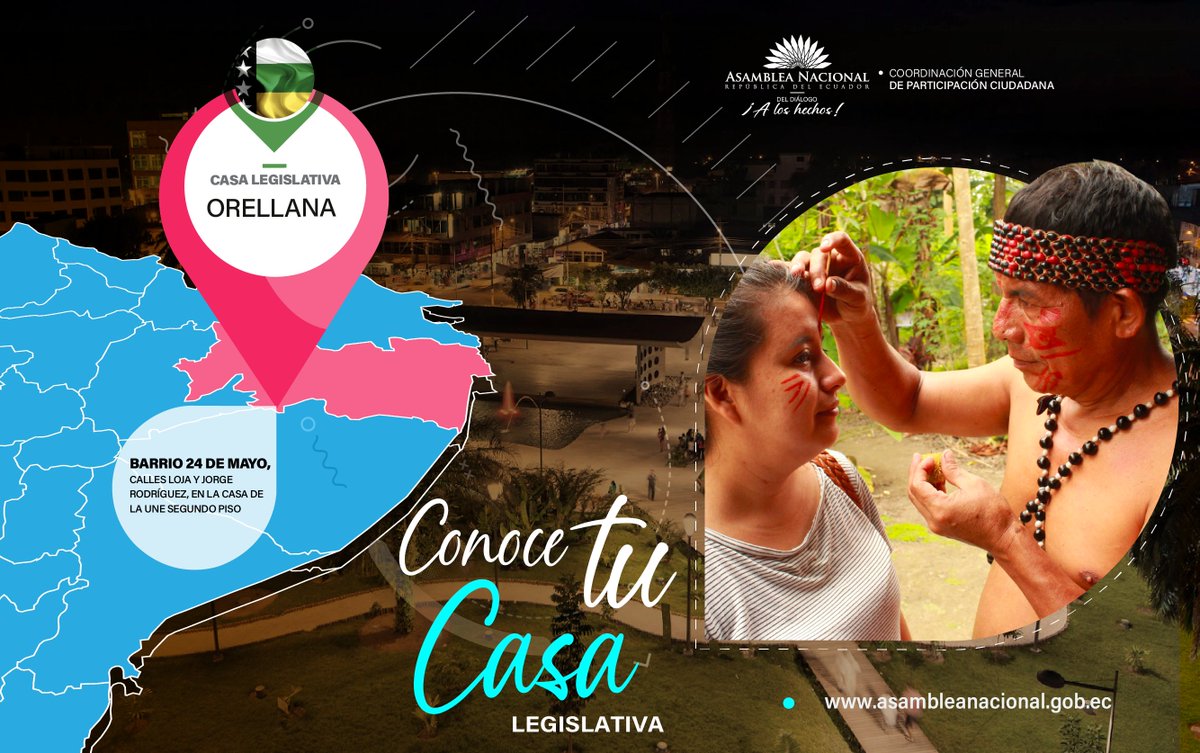 CANOrellana's tweet photo. *En #ORELLANA se encuentra un espacio de la Asamblea Nacional, que sirve como nexo entre la ciudadanía y el Poder Legislativo. 

Somos CASA ORELLANA y nos encontramos en el BARRIO 24 DE MAYO EN LAS CALLES JORGE RODRÍGUEZ Y LOJA....

 #AsambleaEnTerritorio* https://t.co/hQ8VbsYTfS