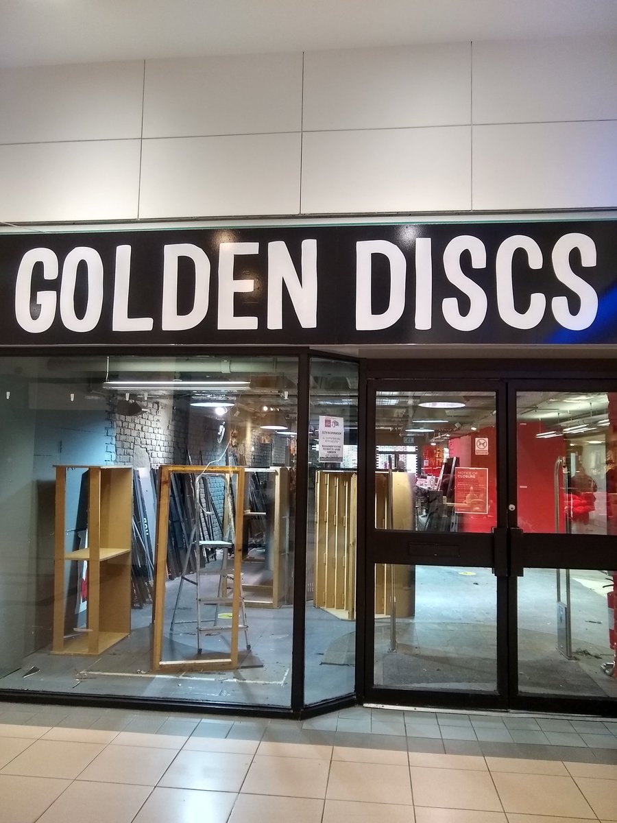 sophiegrenham's tweet photo. Golden Discs, Dun Laoghaire. 
Gone. 
End of an era. 
#GoldenDiscs #Ireland https://t.co/wFvTxsB4wQ