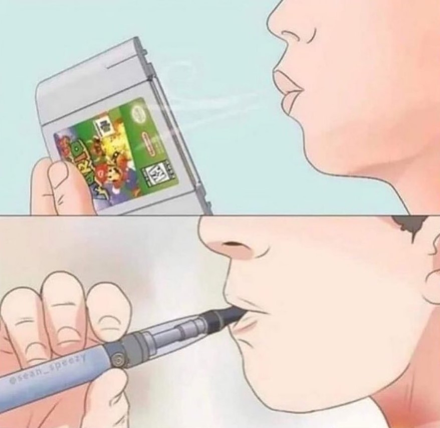 GeniusPothead's tweet photo. Cartridges when I was a kid VS
Cartridges now https://t.co/4hm7CgjyCD