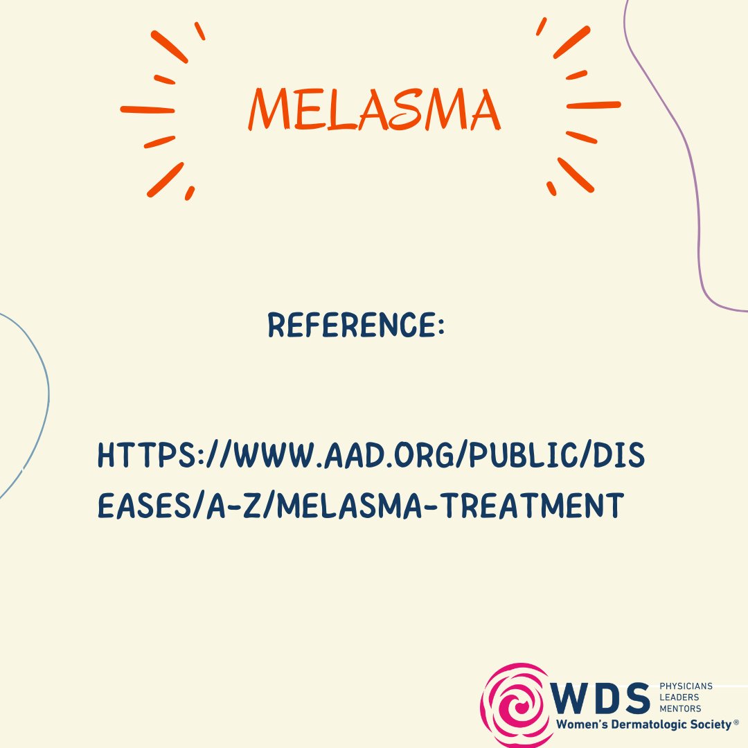 Melasma is a skin condition driven by the sun and hormones that mostly affects women, resulting in dark brown patches on the face. Treatment of this condition can be challenging. #Melasma #Pigmentation #Awareness #Derm #WDS instagram.com/p/CoFPcWoufdO/…