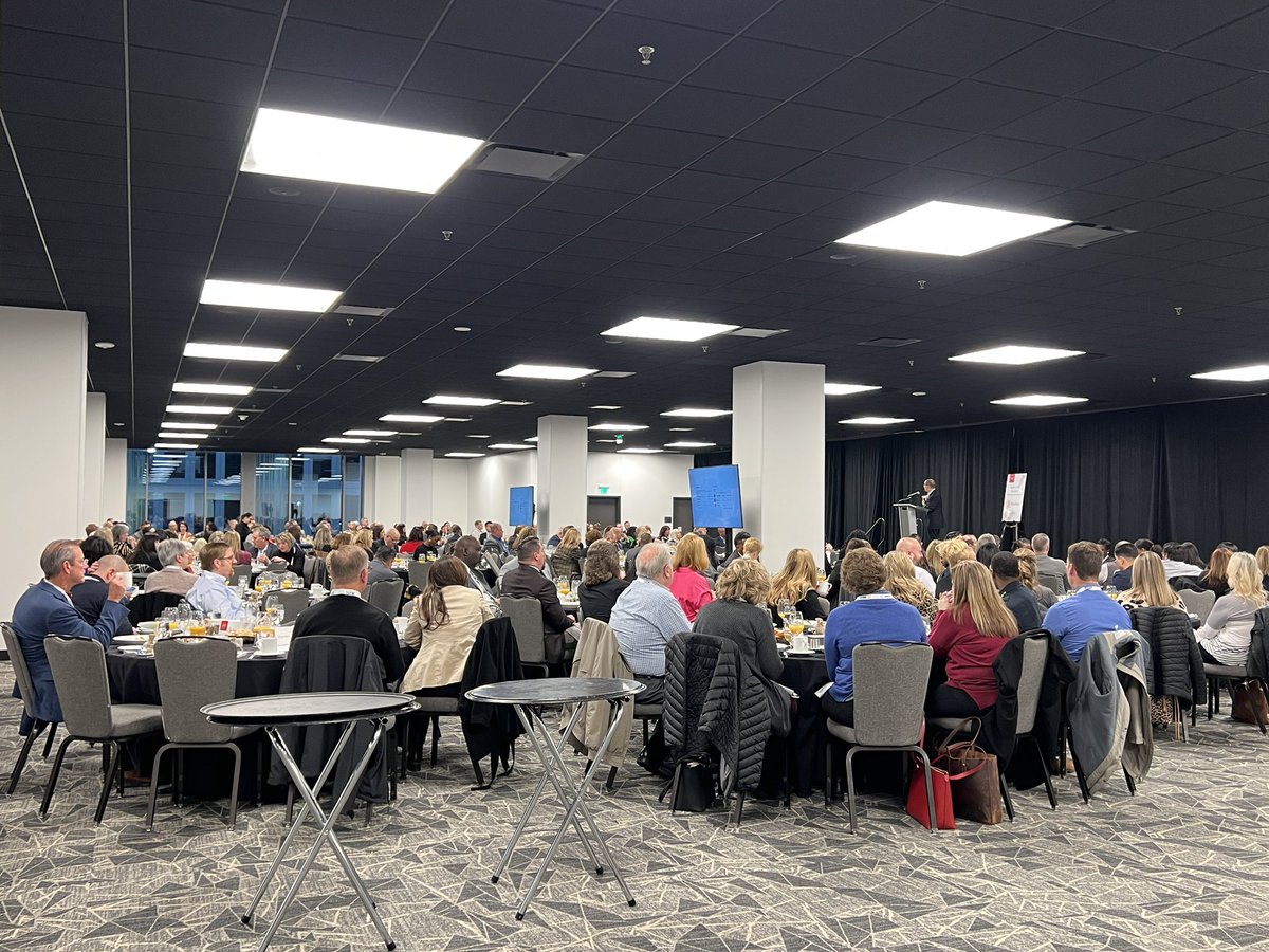 Region4ESC's tweet image. We have a packed house this morning for our breakfast! Thank you to all of the fabulous #Region4 leaders who braved the cold and rain to join us this morning! We appreciate you! #TASA2023